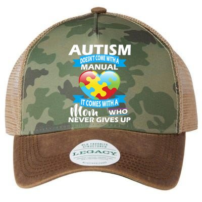 Autsim Doesn't Come With A Manual Legacy Tie Dye Trucker Hat