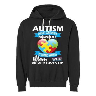 Autsim Doesn't Come With A Manual Garment-Dyed Fleece Hoodie