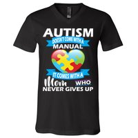 Autsim Doesn't Come With A Manual V-Neck T-Shirt