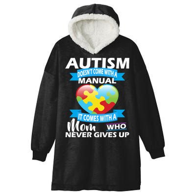 Autsim Doesn't Come With A Manual Hooded Wearable Blanket