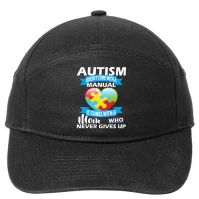 Autsim Doesn't Come With A Manual 7-Panel Snapback Hat