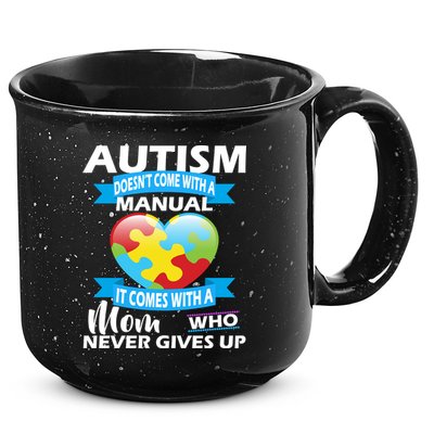 Autsim Doesn't Come With A Manual 15oz Campfire Ceramic Mug