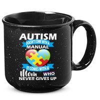 Autsim Doesn't Come With A Manual 15oz Campfire Ceramic Mug