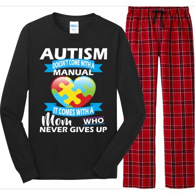 Autsim Doesn't Come With A Manual Long Sleeve Pajama Set