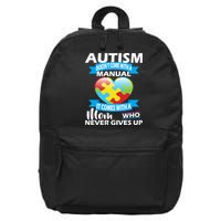 Autsim Doesn't Come With A Manual 16 in Basic Backpack