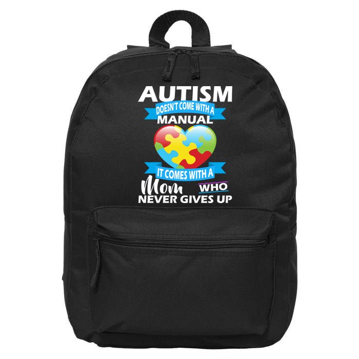 Autsim Doesn't Come With A Manual 16 in Basic Backpack