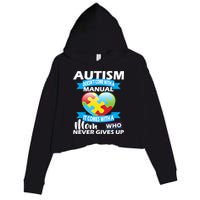 Autsim Doesn't Come With A Manual Crop Fleece Hoodie
