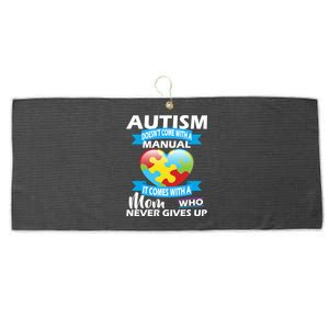 Autsim Doesn't Come With A Manual Large Microfiber Waffle Golf Towel