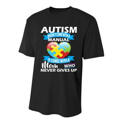 Autsim Doesn't Come With A Manual Youth Performance Sprint T-Shirt