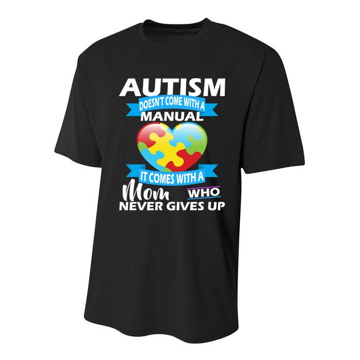Autsim Doesn't Come With A Manual Youth Performance Sprint T-Shirt