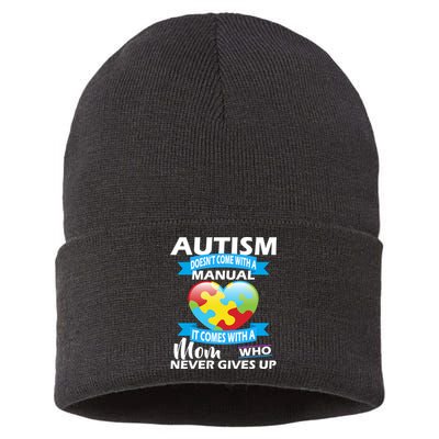 Autsim Doesn't Come With A Manual Sustainable Knit Beanie