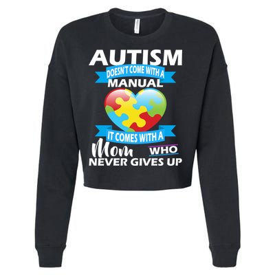 Autsim Doesn't Come With A Manual Cropped Pullover Crew