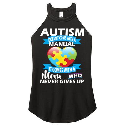 Autsim Doesn't Come With A Manual Women's Perfect Tri Rocker Tank