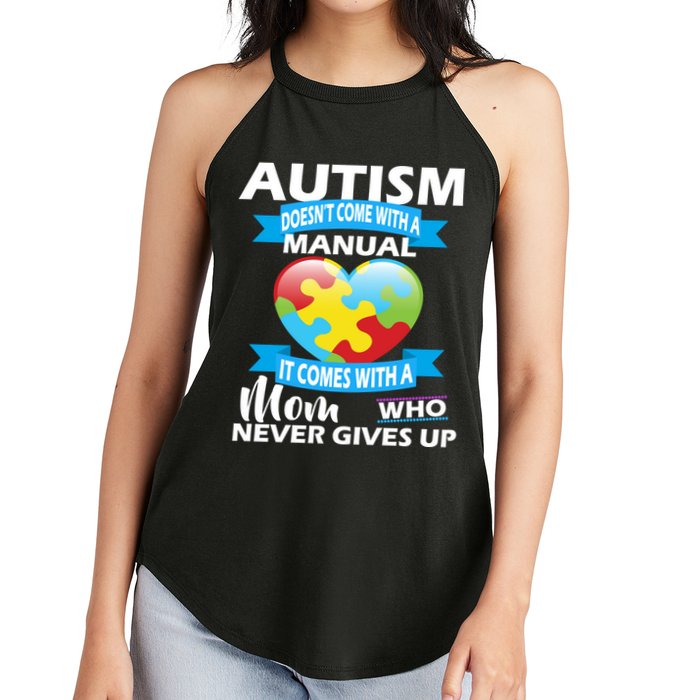 Autsim Doesn't Come With A Manual Women's Perfect Tri Rocker Tank