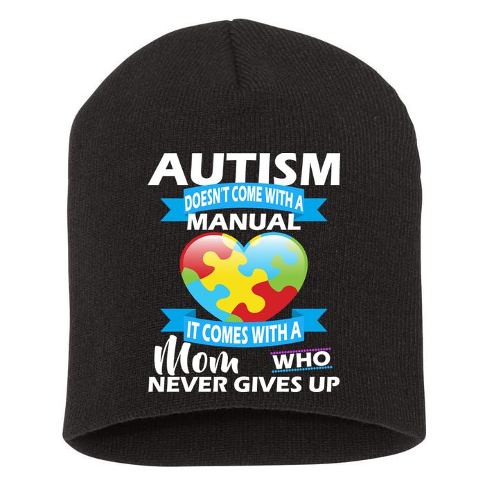Autsim Doesn't Come With A Manual Short Acrylic Beanie