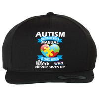 Autsim Doesn't Come With A Manual Wool Snapback Cap