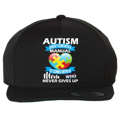 Autsim Doesn't Come With A Manual Wool Snapback Cap