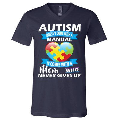 Autsim Doesn't Come With A Manual V-Neck T-Shirt