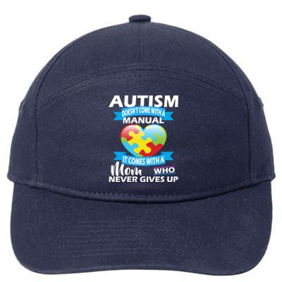 Autsim Doesn't Come With A Manual 7-Panel Snapback Hat