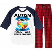 Autsim Doesn't Come With A Manual Raglan Sleeve Pajama Set