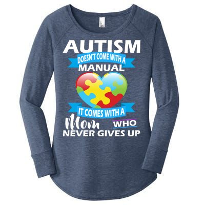 Autsim Doesn't Come With A Manual Women's Perfect Tri Tunic Long Sleeve Shirt