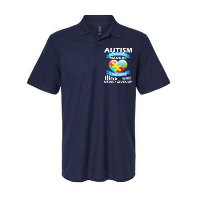 Autsim Doesn't Come With A Manual Softstyle Adult Sport Polo