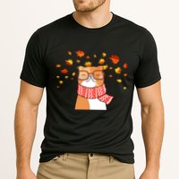 Autumn Cat Fall Season Cooling Performance Crew T-Shirt