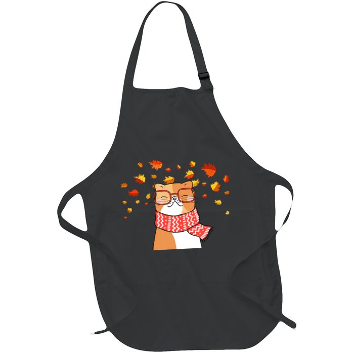 Autumn Cat Fall Season Apron