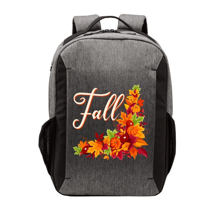 Autumn Fall Leaves Corner Design Vector Backpack