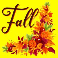 Autumn Fall Leaves Corner Design USA-Made Doggie Bandana