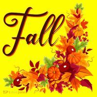 Autumn Fall Leaves Corner Design T-Shirt