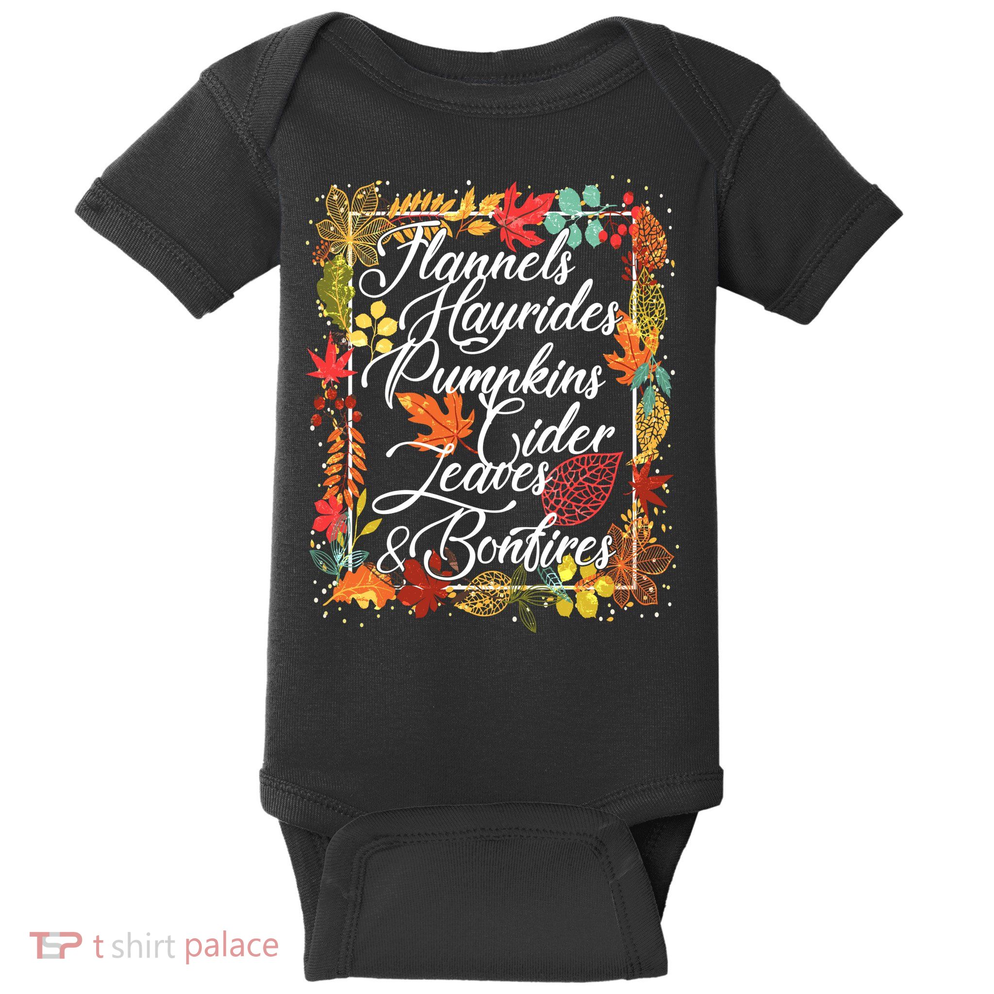 Autumn Fall Motto Baby Bodysuit