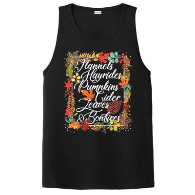 Autumn Fall Motto PosiCharge Competitor Tank