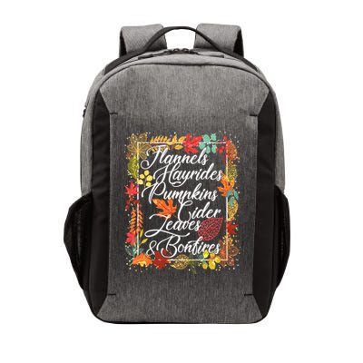 Autumn Fall Motto Vector Backpack