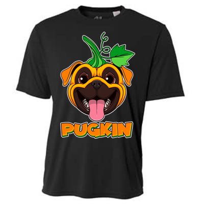 Autumn Halloween Pugkin Cooling Performance Crew T-Shirt