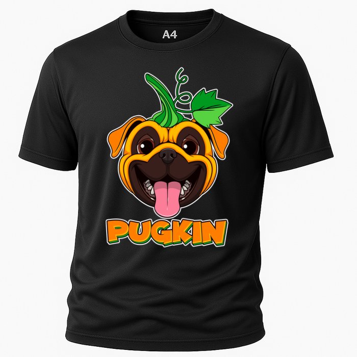 Autumn Halloween Pugkin Cooling Performance Crew T-Shirt