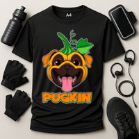 Autumn Halloween Pugkin Cooling Performance Crew T-Shirt