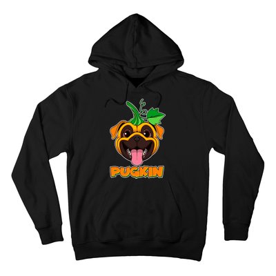 Autumn Halloween Pugkin Hoodie