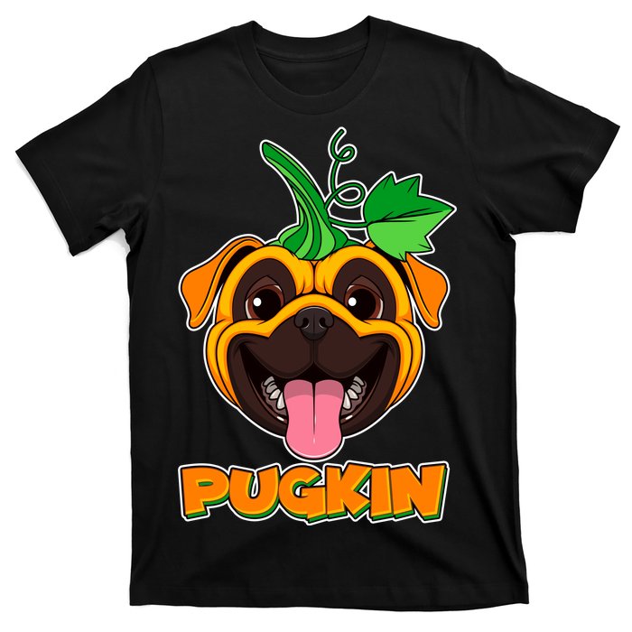 Autumn Halloween Pugkin T-Shirt