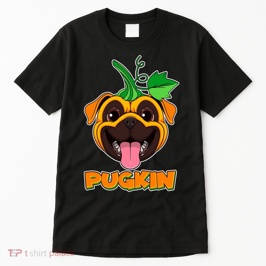 Autumn Halloween Pugkin Tall T-Shirt