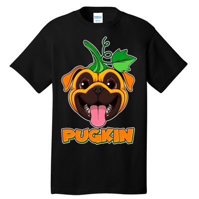 Autumn Halloween Pugkin Tall T-Shirt