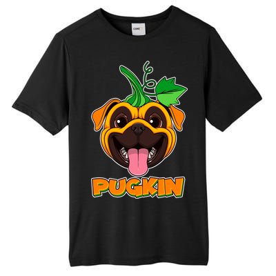 Autumn Halloween Pugkin Tall Fusion ChromaSoft Performance T-Shirt