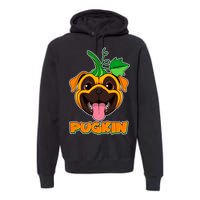 Autumn Halloween Pugkin Premium Hoodie