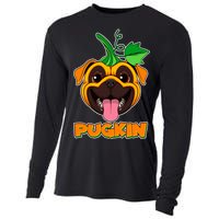 Autumn Halloween Pugkin Cooling Performance Long Sleeve Crew