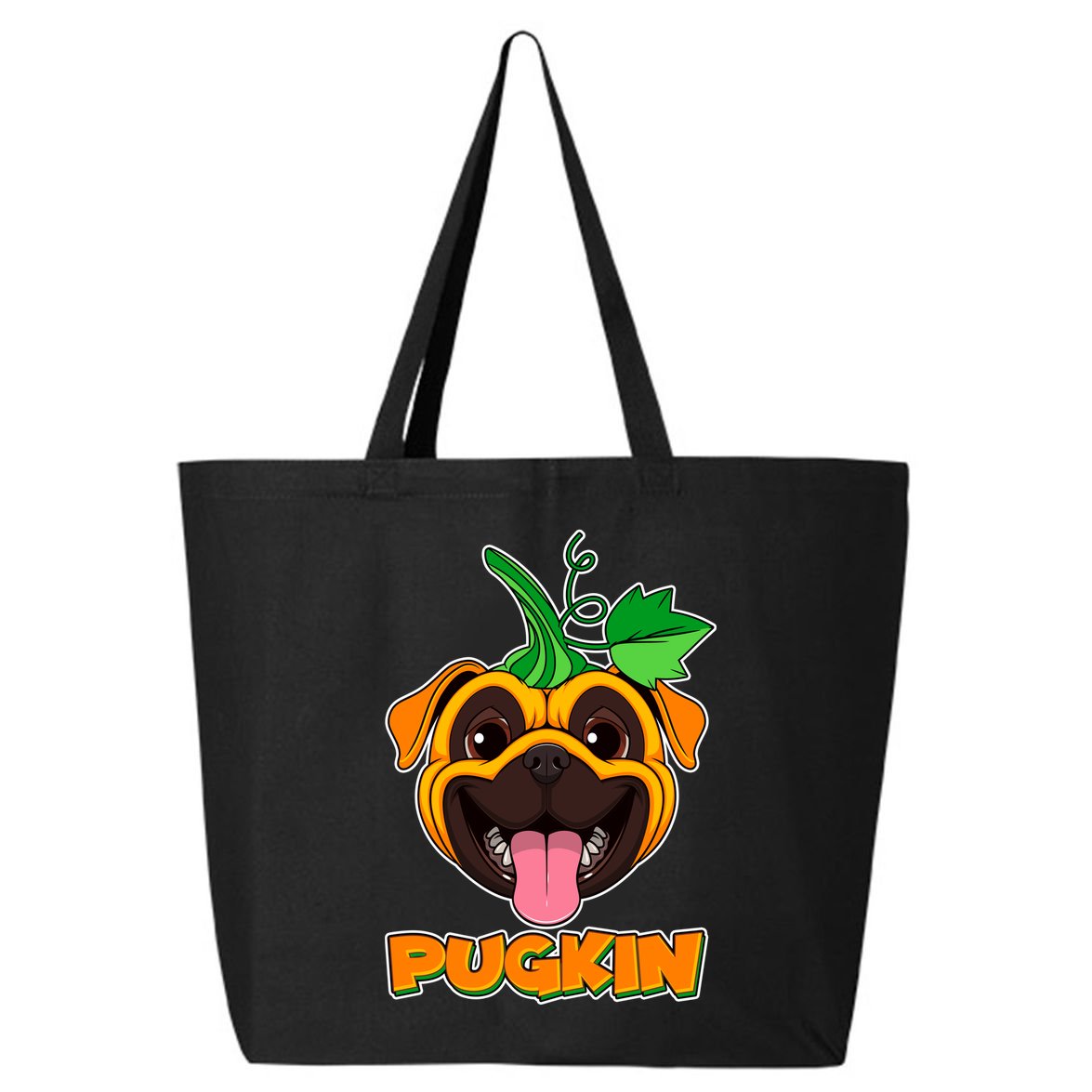 Autumn Halloween Pugkin 25L Jumbo Tote