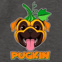 Autumn Halloween Pugkin Vector Backpack