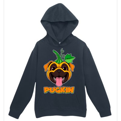 Autumn Halloween Pugkin Urban Pullover Hoodie