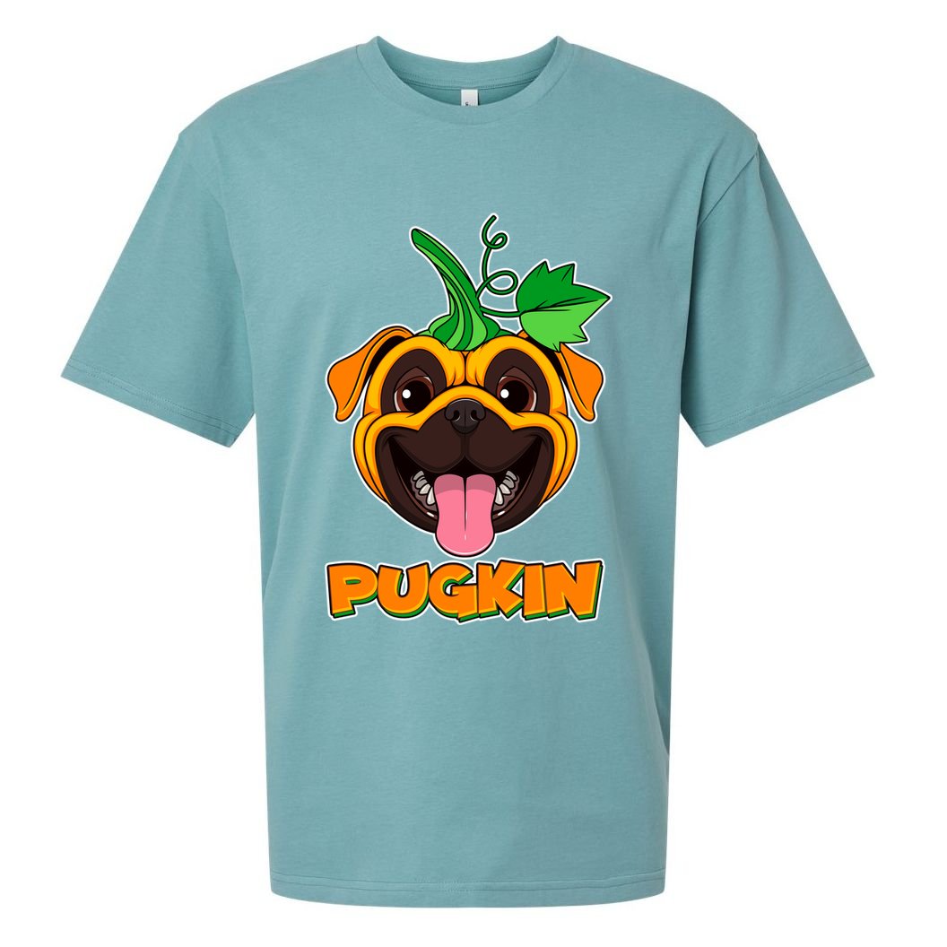 Autumn Halloween Pugkin Sueded Cloud Jersey T-Shirt
