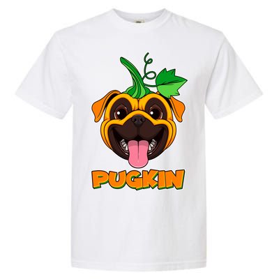 Autumn Halloween Pugkin Garment-Dyed Heavyweight T-Shirt