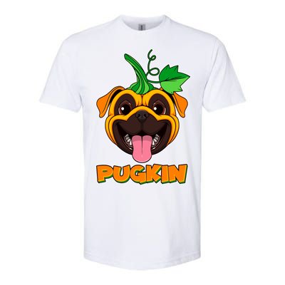 Autumn Halloween Pugkin Softstyle® CVC T-Shirt